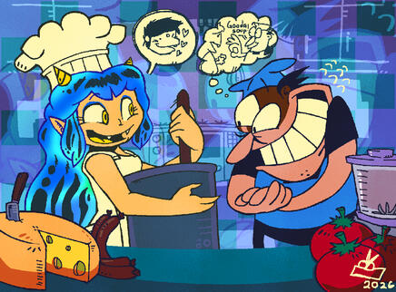 Italian and the Space invader